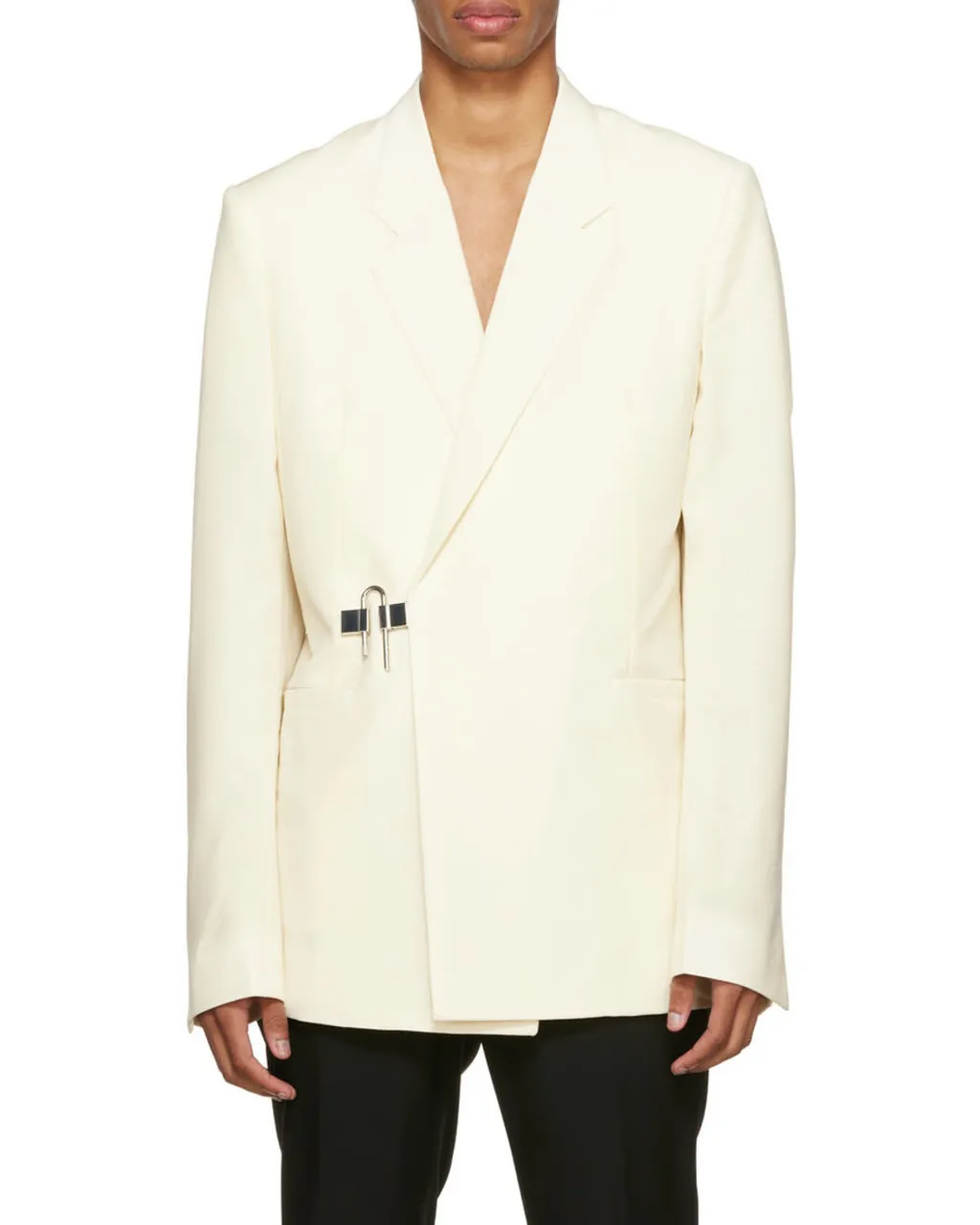 Slim-Fit Jacket In Wool And Mohair With U-Lock