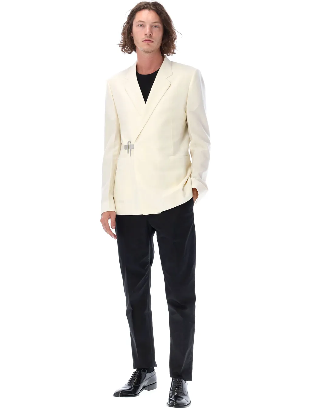 Slim-Fit Jacket In Wool And Mohair With U-Lock
