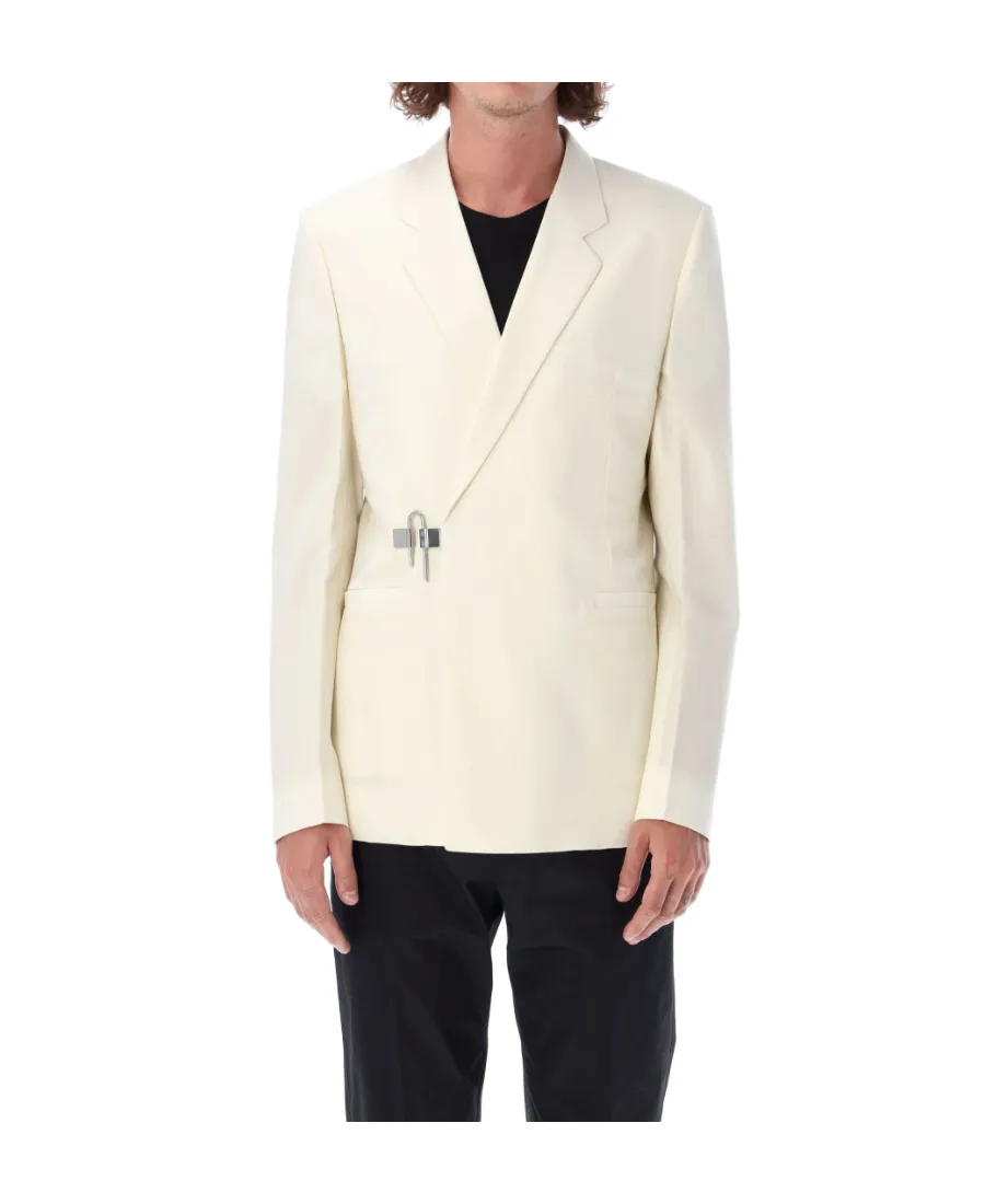 Slim-Fit Jacket In Wool And Mohair With U-Lock