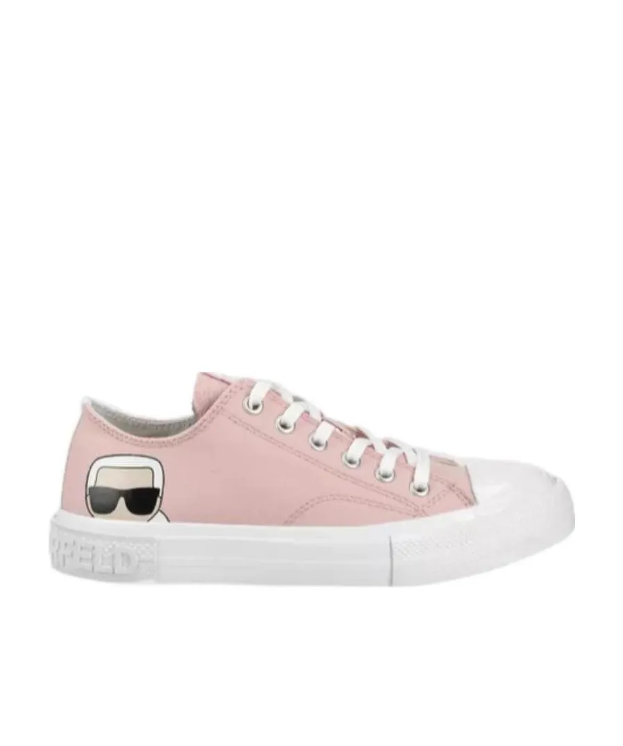 Logo-Print Lacing Low-Cut Casual Sneakers