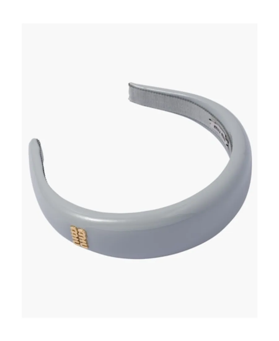 Miu Miu Logo Plaque Headband