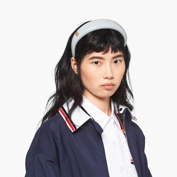 Miu Miu Logo Plaque Headband