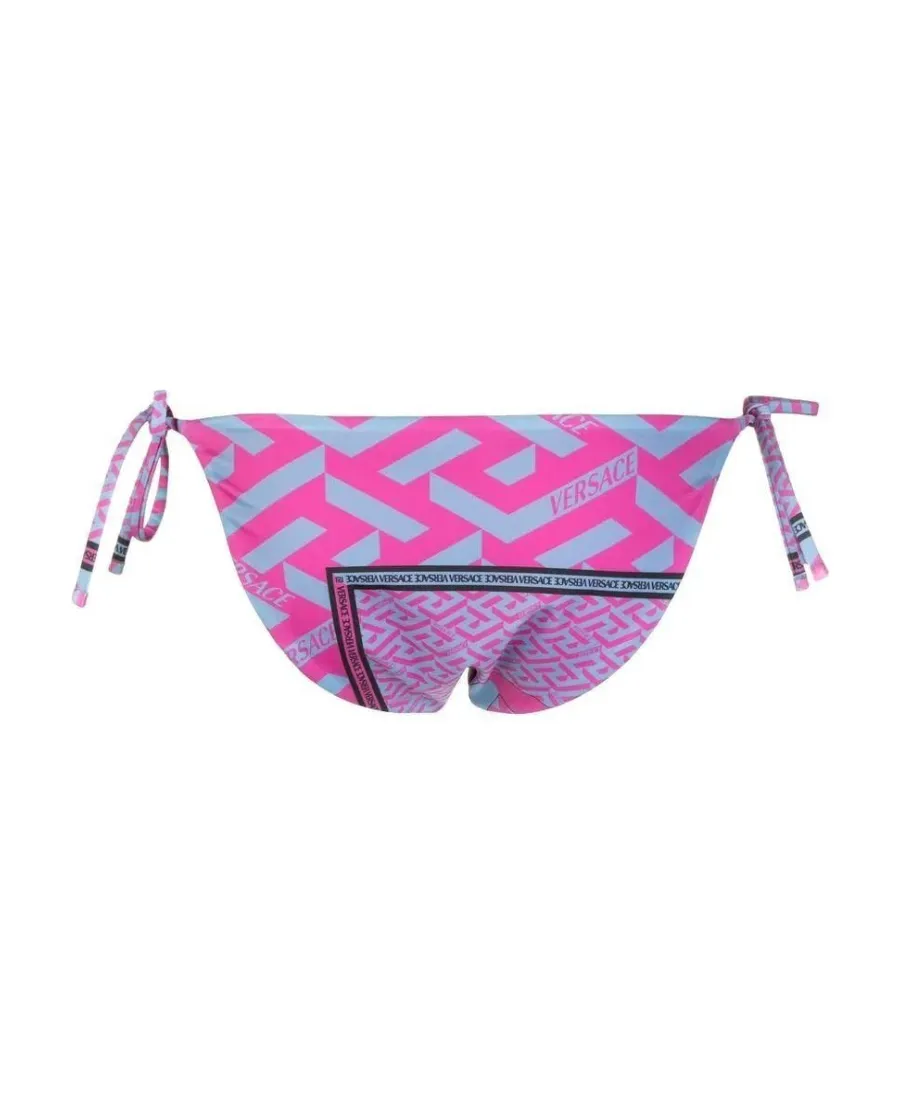 Greca Side-Tie Bikini Bottoms