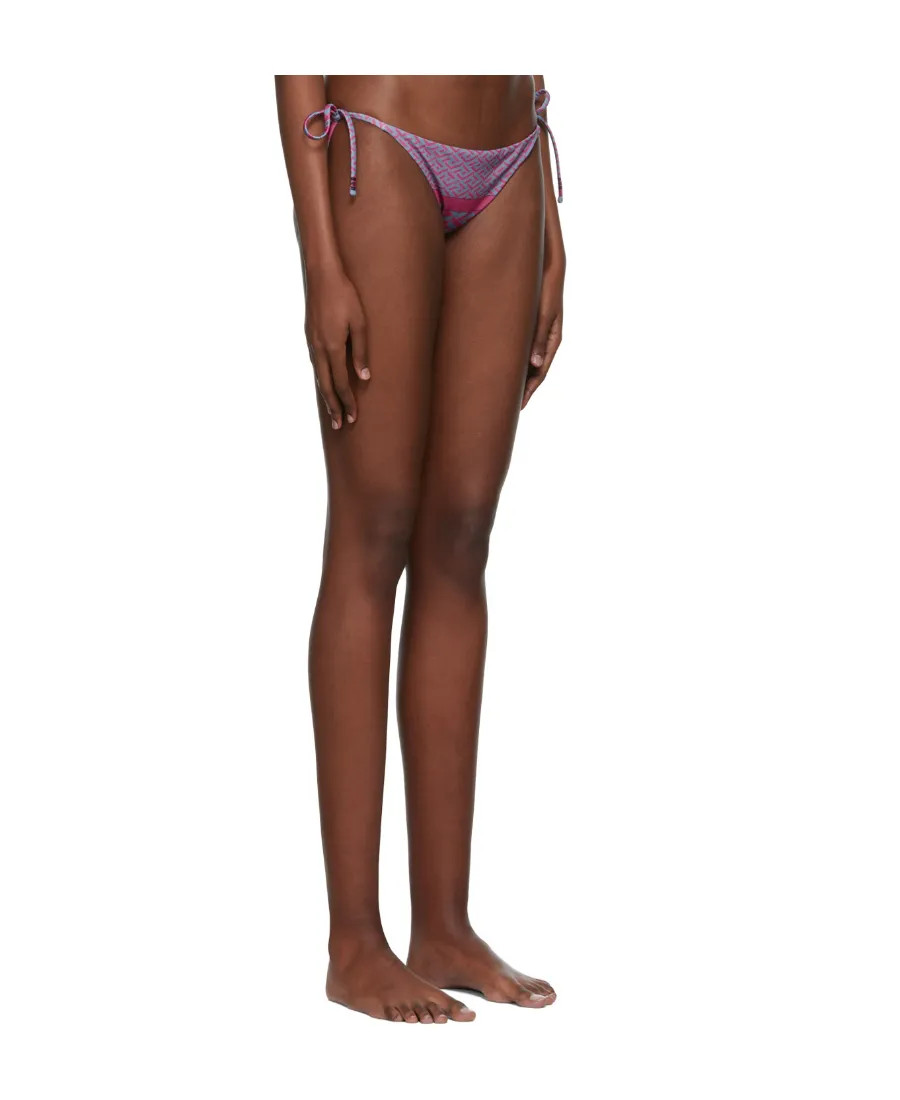 Greca Side-Tie Bikini Bottoms