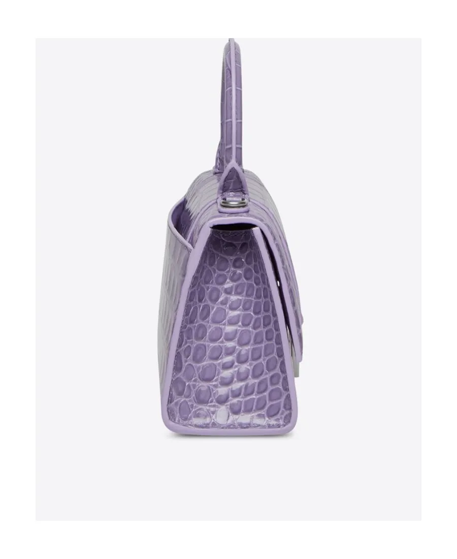 Hourglass Xs Logo Plaque Tote Bag