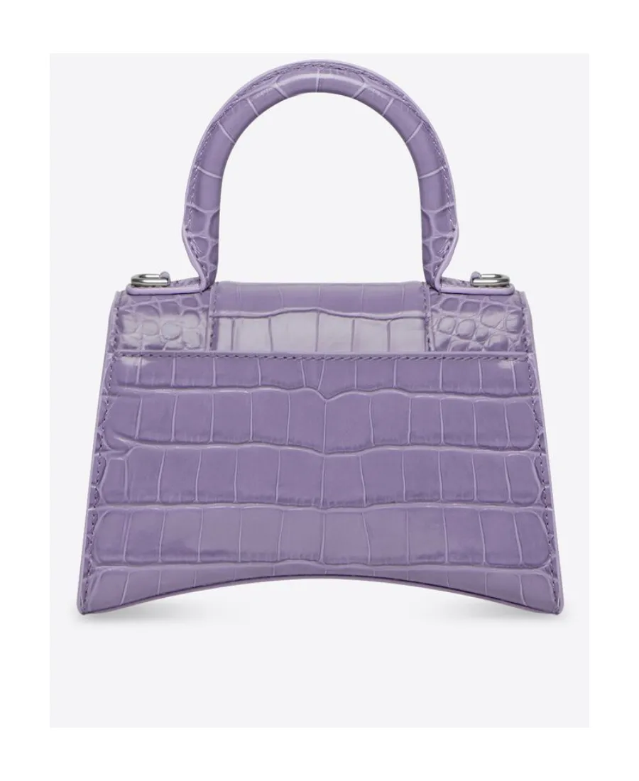 Hourglass Xs Logo Plaque Tote Bag