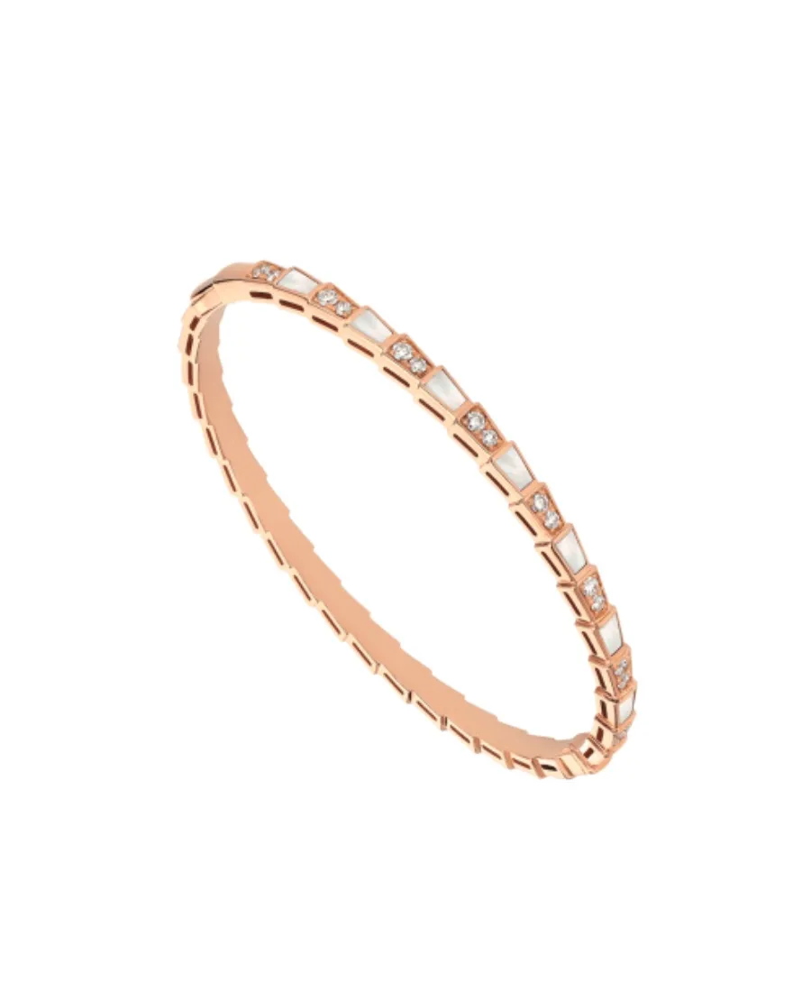 Serpenti Viper 18-Carat Rose Gold Bracelet