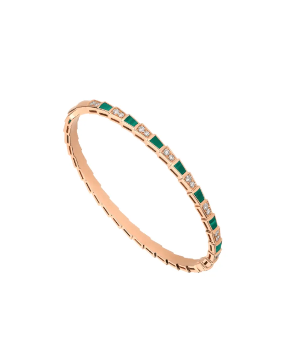Serpenti Viper 18-Carat Rose Gold Bracelet
