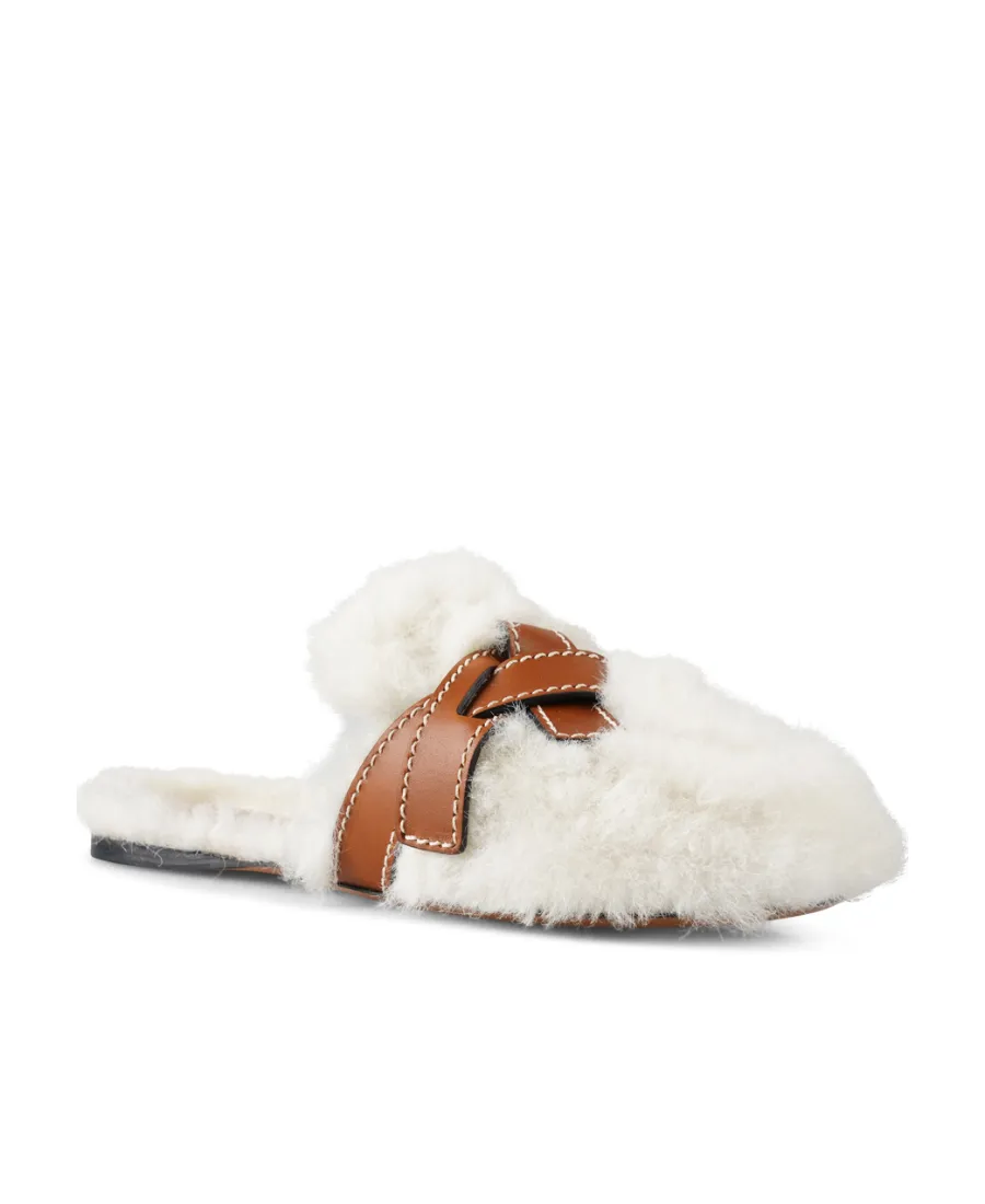 Gate Mule In Shearling