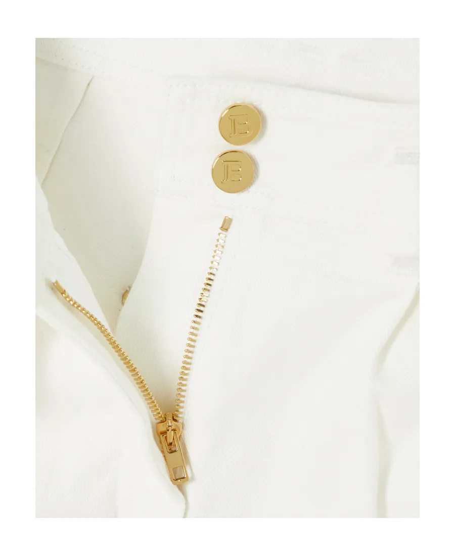 Logo High-Rise Boyfriend Jeans