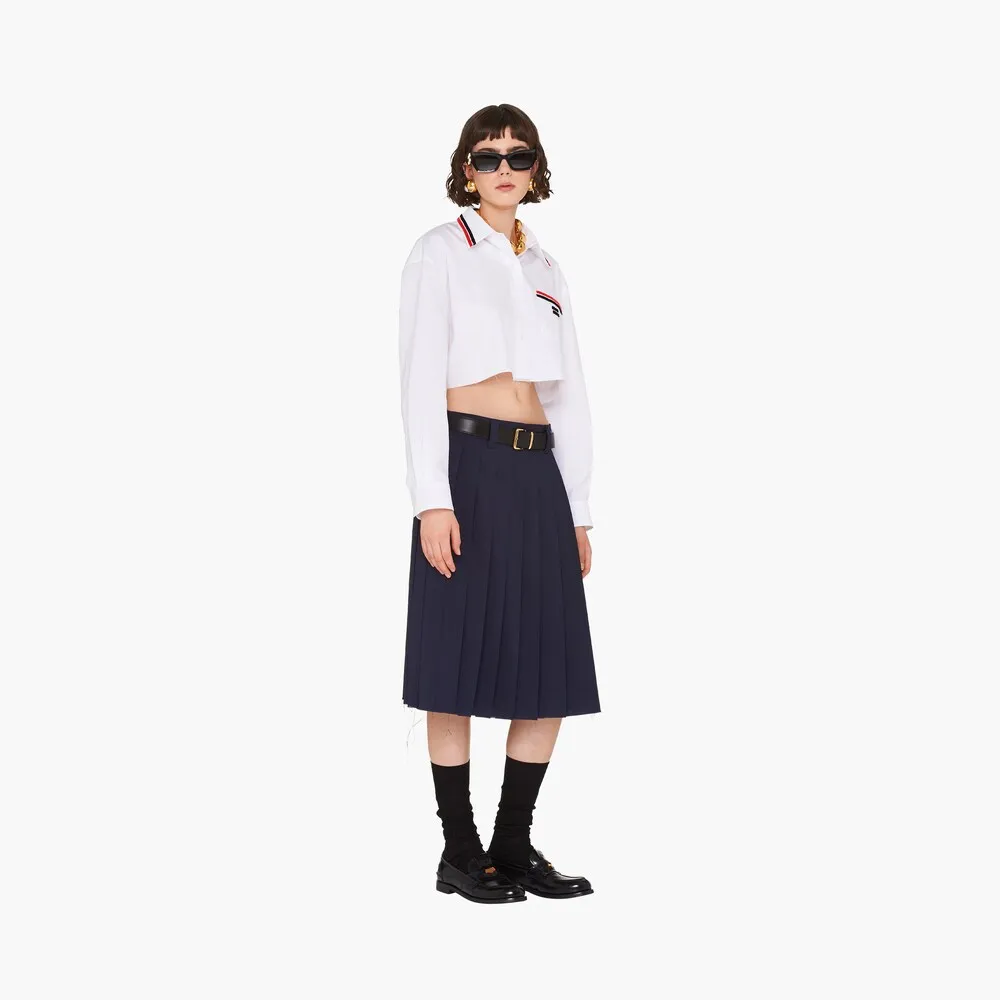 Mohair Fabric Skirt