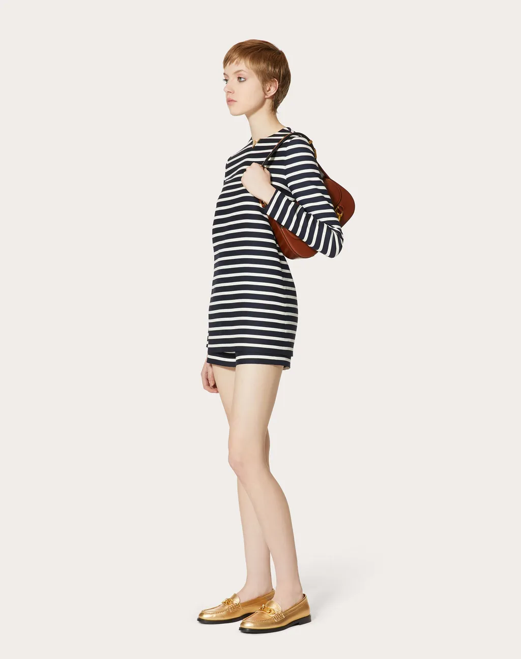 Stripe Print Jumpsuit
