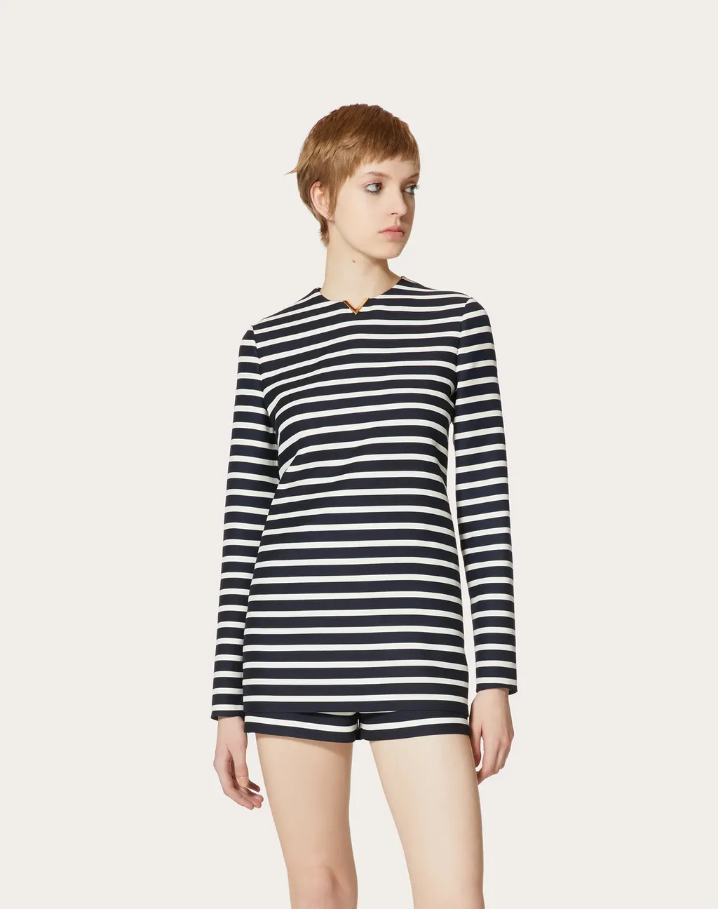 Stripe Print Jumpsuit