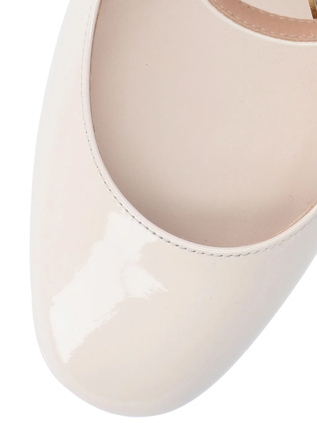 Valentino Tan-Go Vlogo Plaque Platform Pumps
