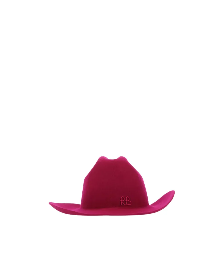Ruslan Baginskiy Logo Embroidered Wide Brim Cowboy Hat