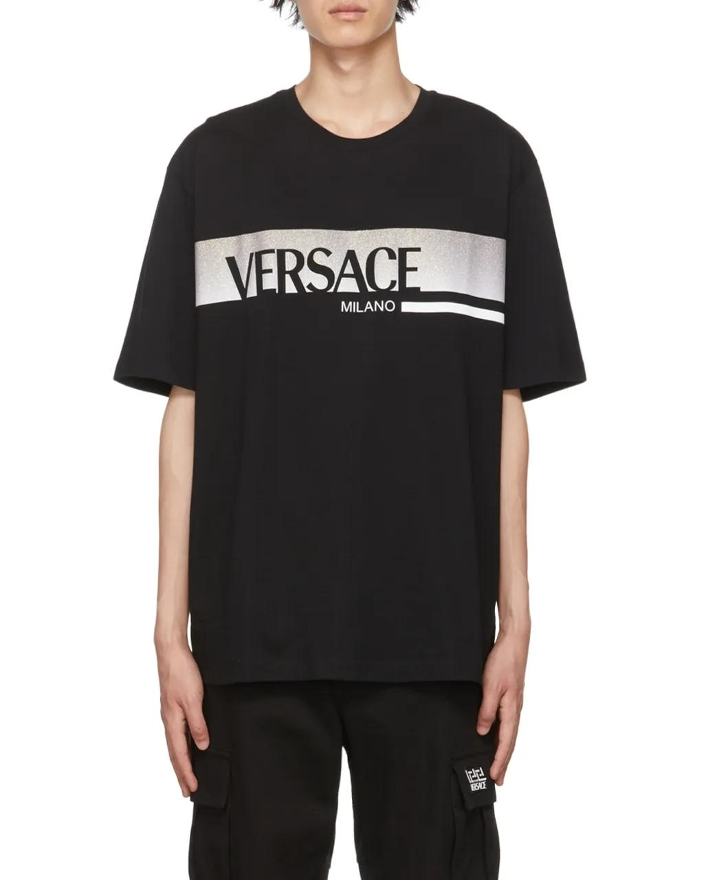 Glitter Metallic Logo T-Shirt