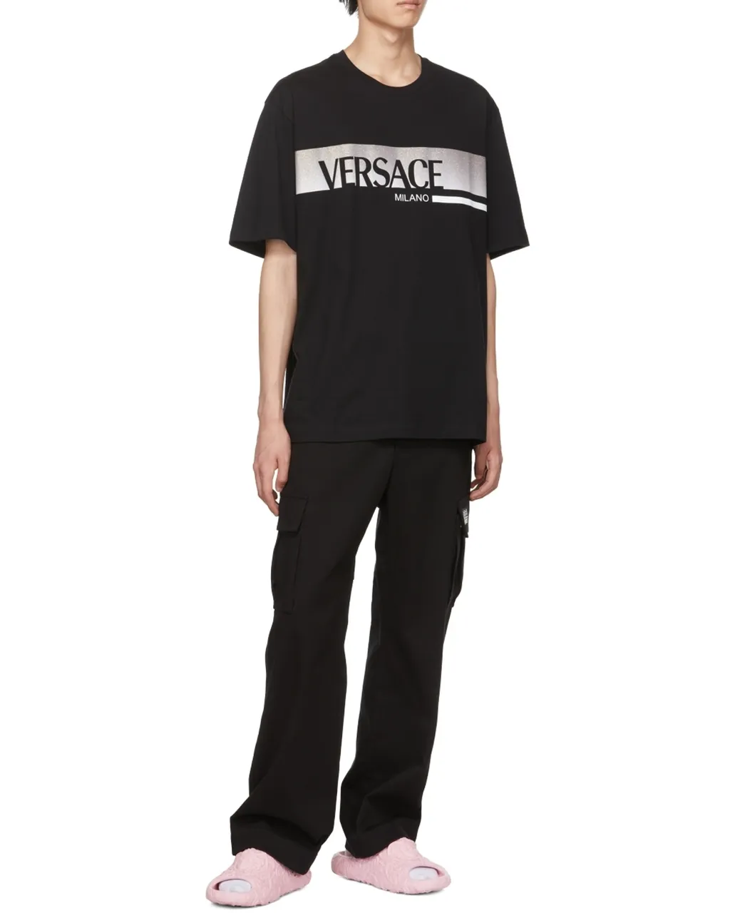 Glitter Metallic Logo T-Shirt