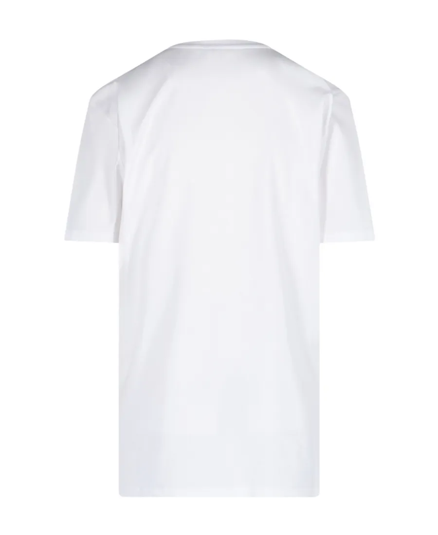 Versace Logo Printed Embellished T-Shirt