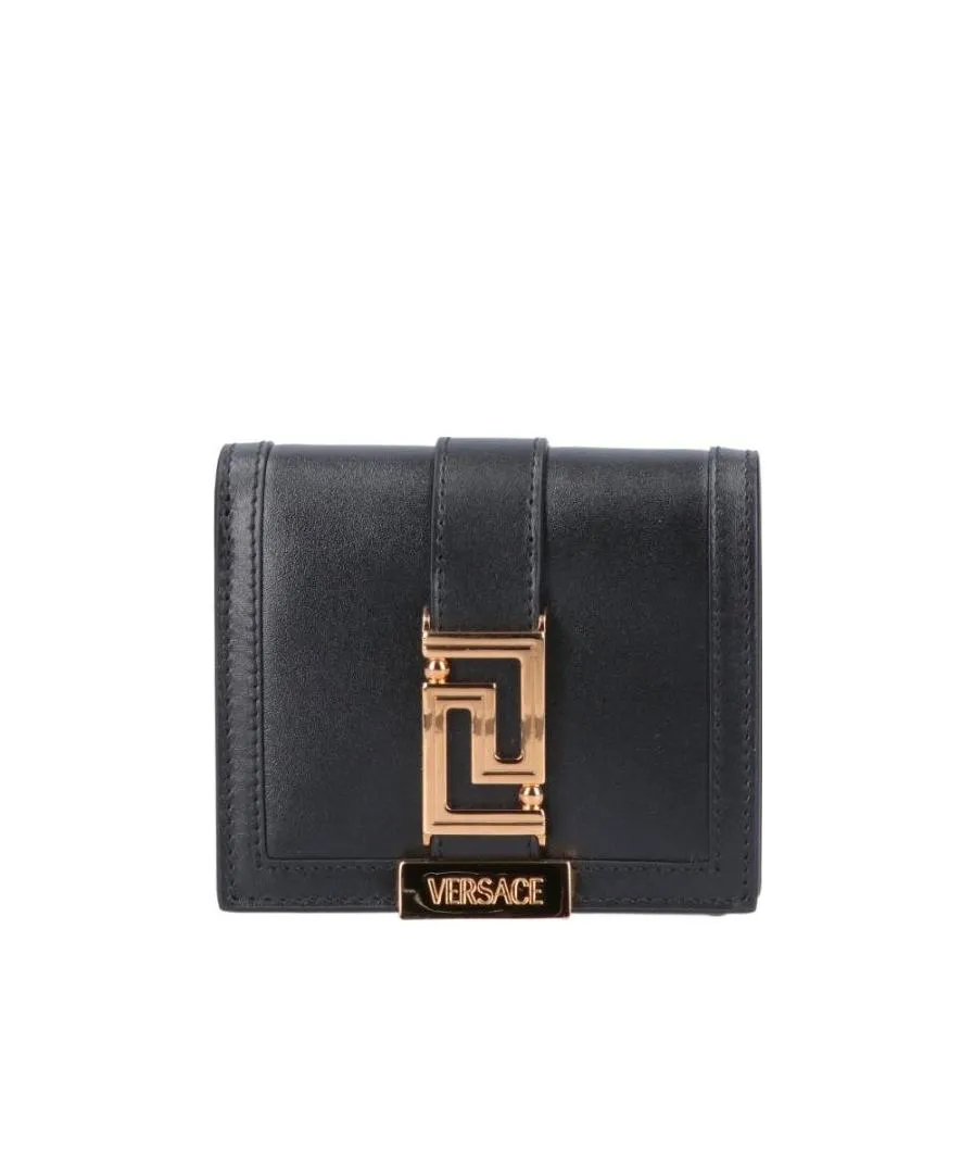 Versace Logo Detailed Fold-Over Wallet