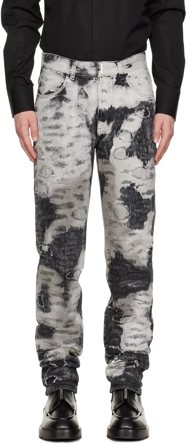 Givenchy Distressed Slim-Fit Jeans