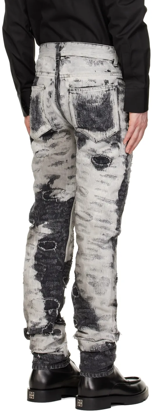 Givenchy Distressed Slim-Fit Jeans