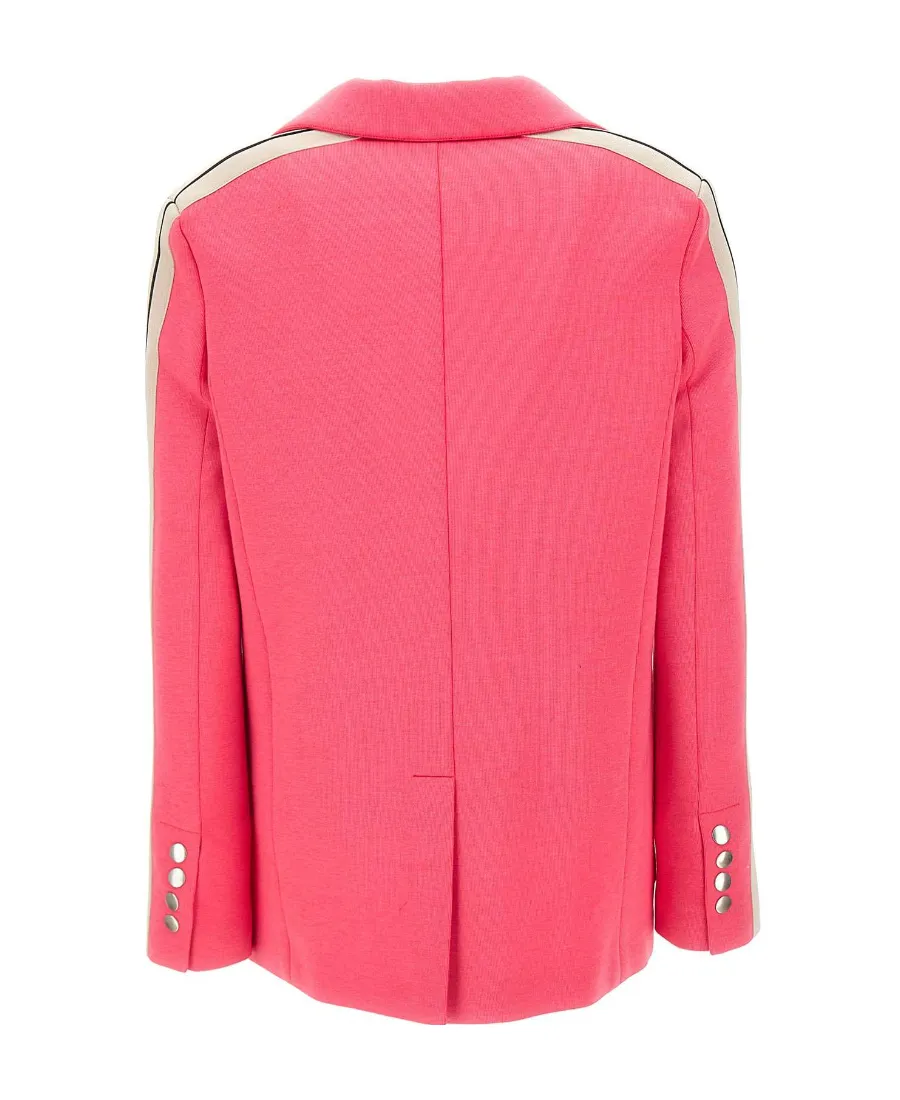Palm Angels Stripe-Sleeved Track Blazer