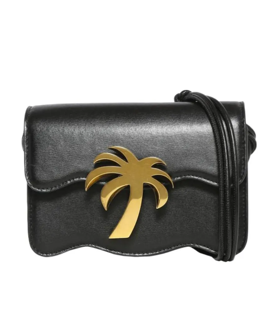 Palm Angels Logo Plaque Beach Bag