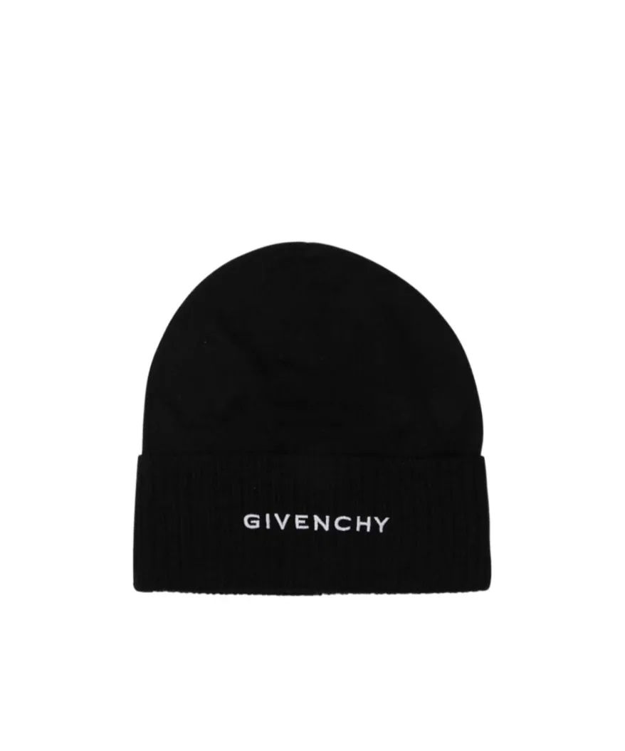Logo-Motif Knitted Beanie