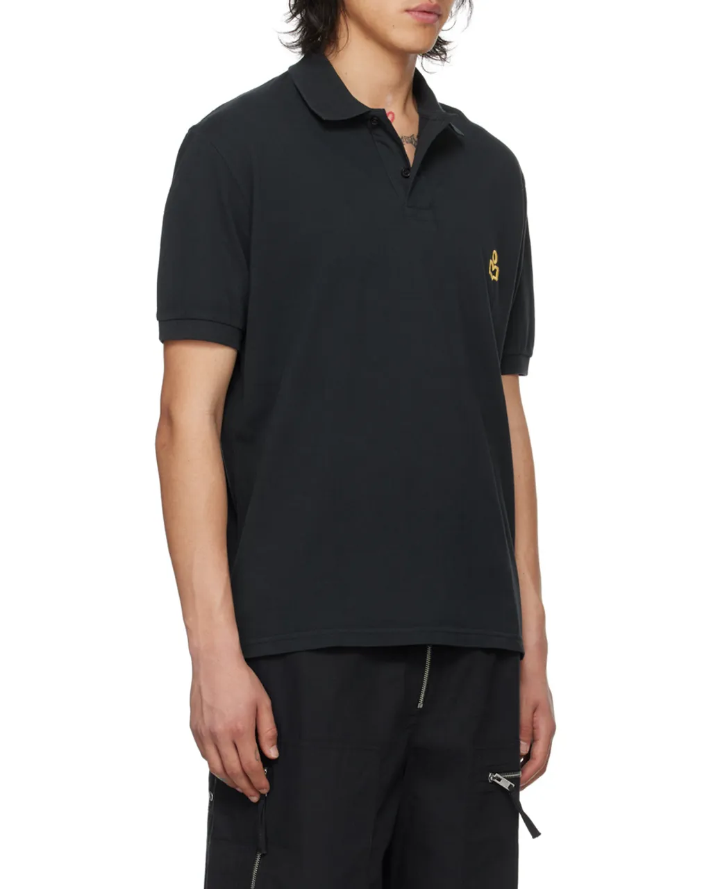 Isabel Marant Afko Logo Embroidered Polo Shirt