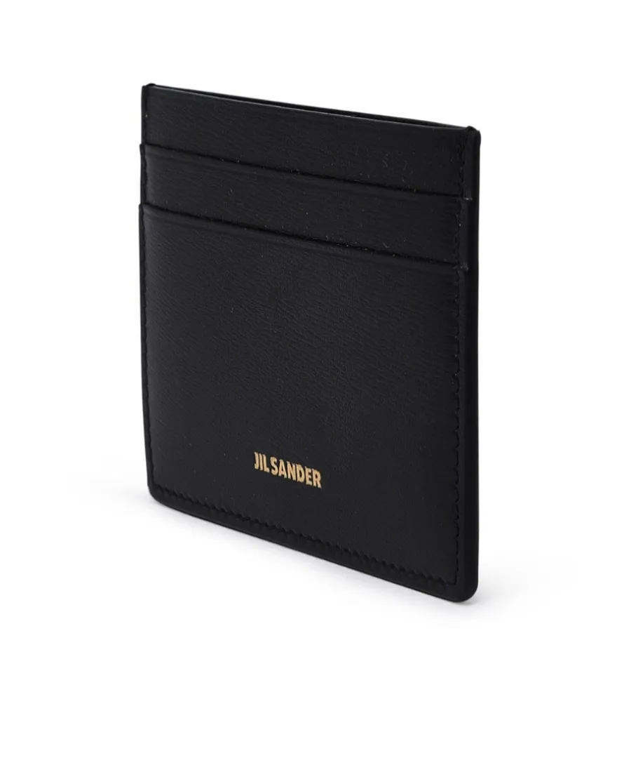 Jil Sander Logo Embossed Cardholder