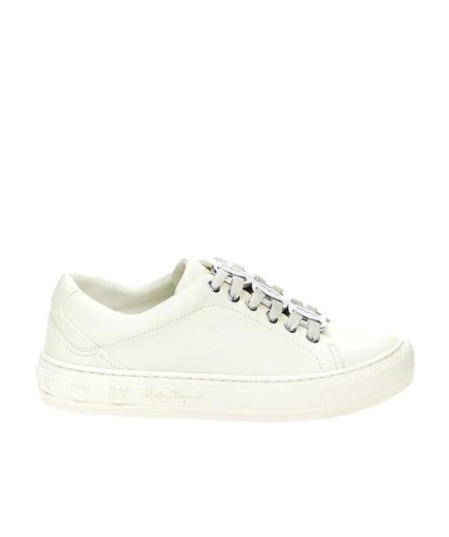 Nadine Lace-Up Leather Trainers