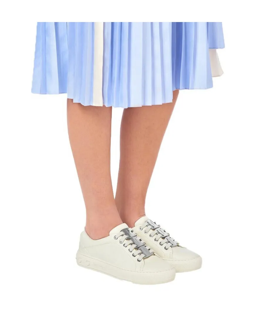 Nadine Lace-Up Leather Trainers