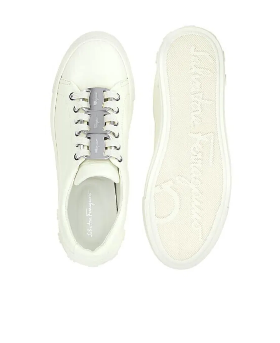 Nadine Lace-Up Leather Trainers