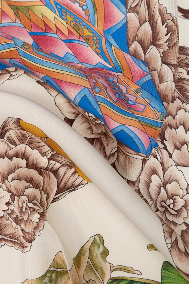 Salvatore Ferragamo Logo Printed Scarf