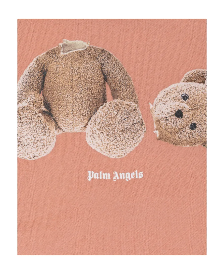 Palm Angels Kids Logo Detailed Crewneck Sweatshirt
