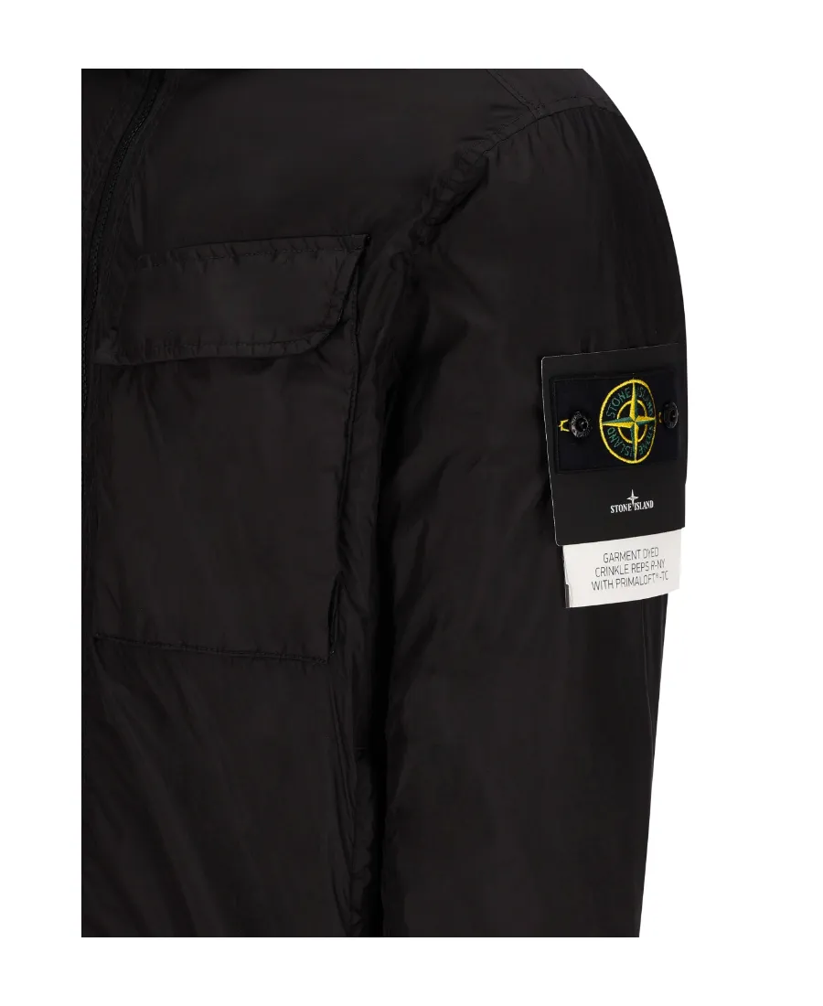 Compass-Patch Windbreaker Jacket