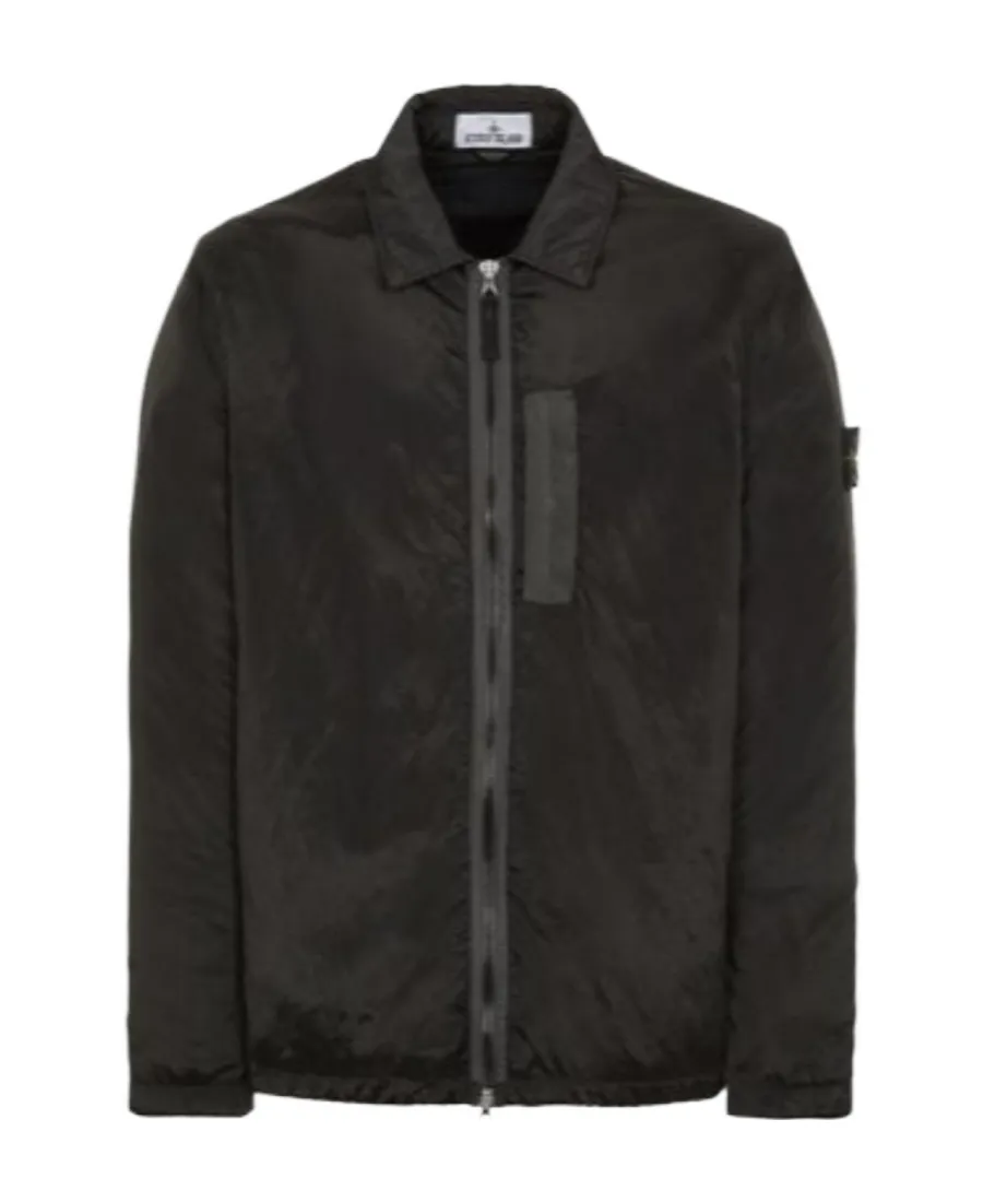 Logo Lapel Casual Jacket