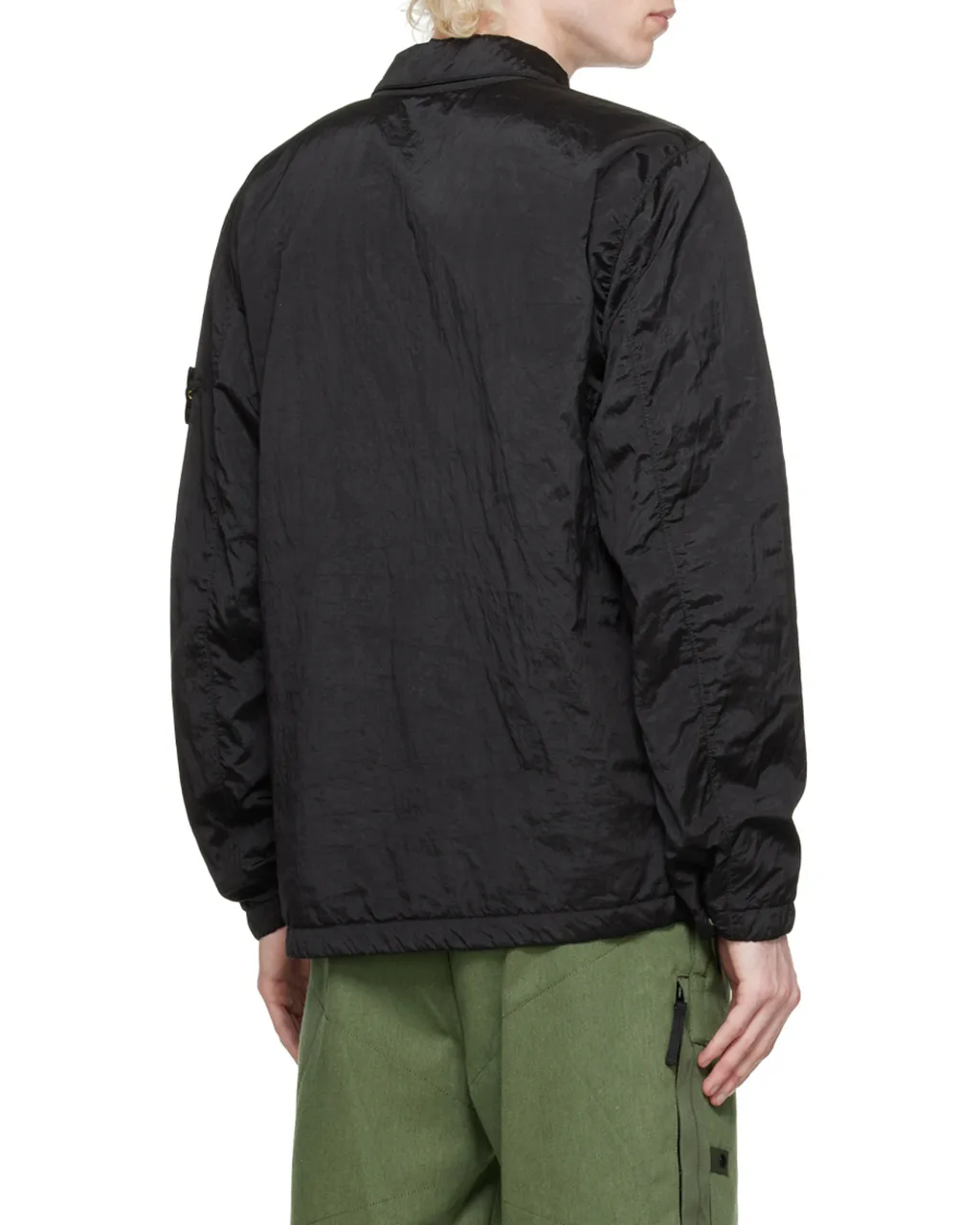 Logo Lapel Casual Jacket