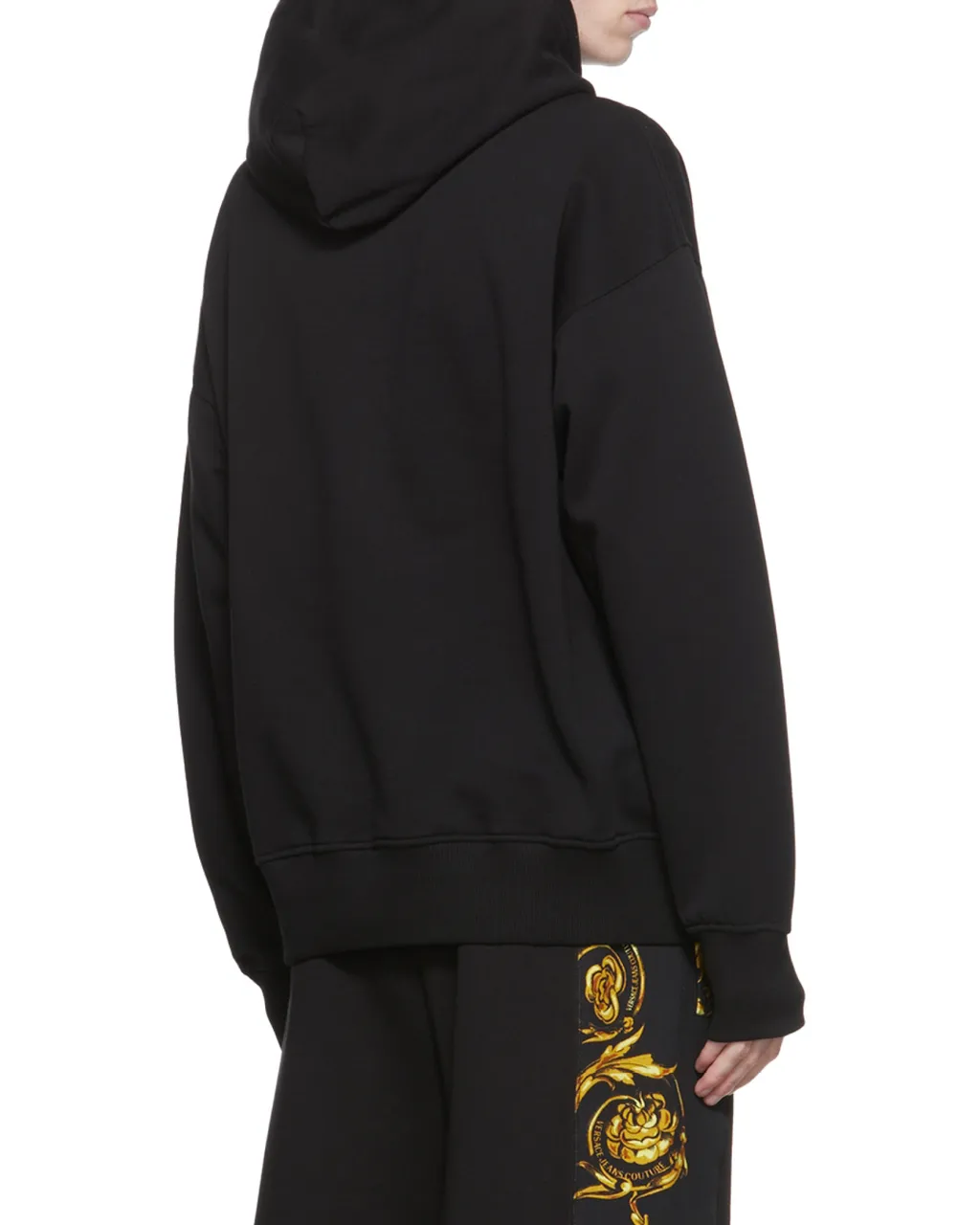 Versace Jeans Couture Logo Printed Drawstring Hoodie