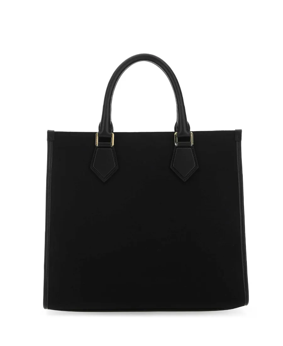 Dolce & Gabbana Logo-Patch Strapped Tote Bag