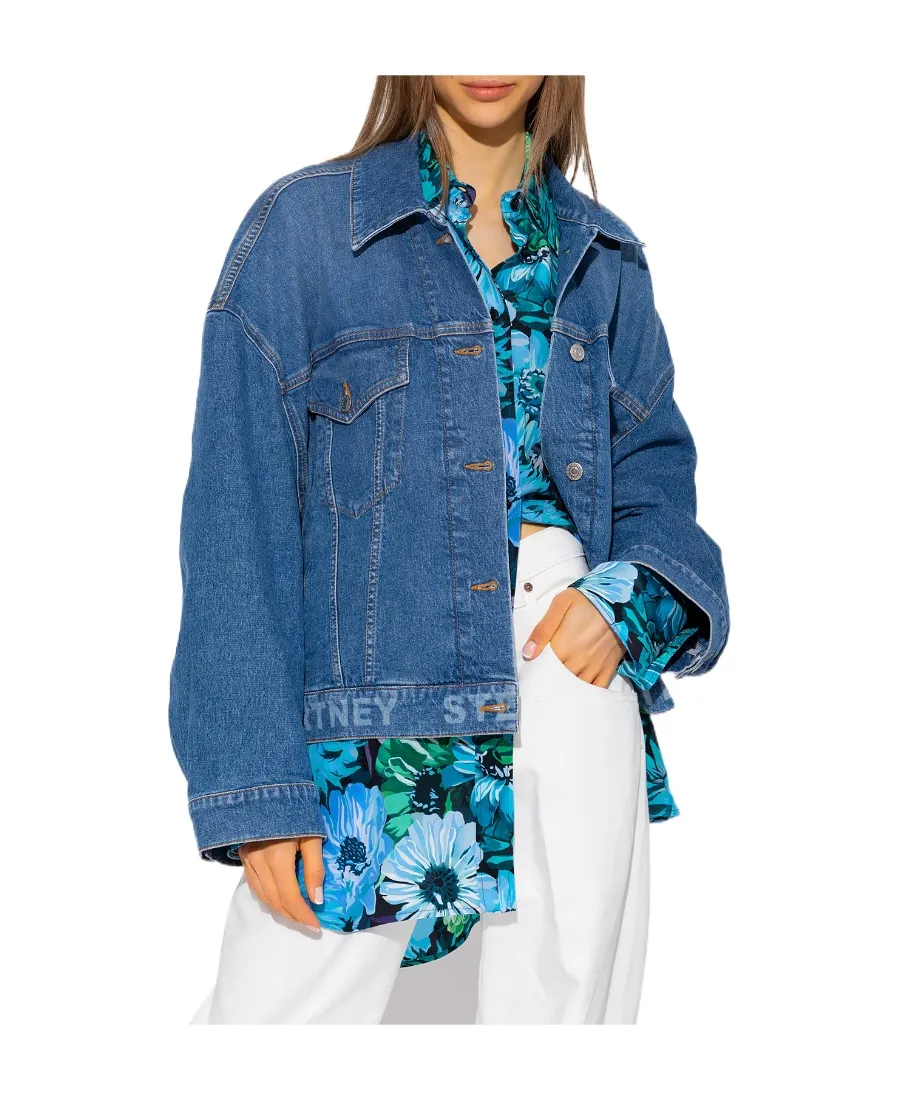 Stella Mccartney Logo Oversized Jacket
