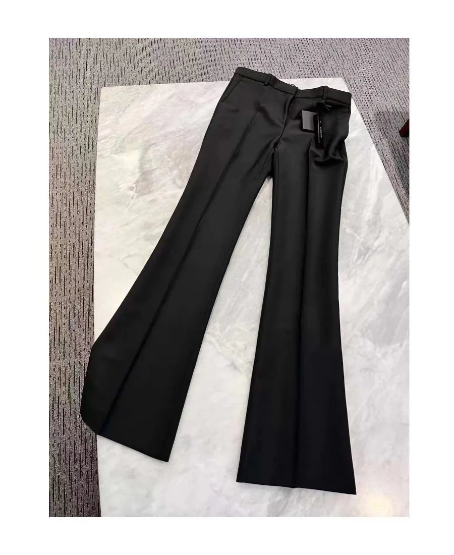 Versace Low-Rise Flared Tailored Trousers