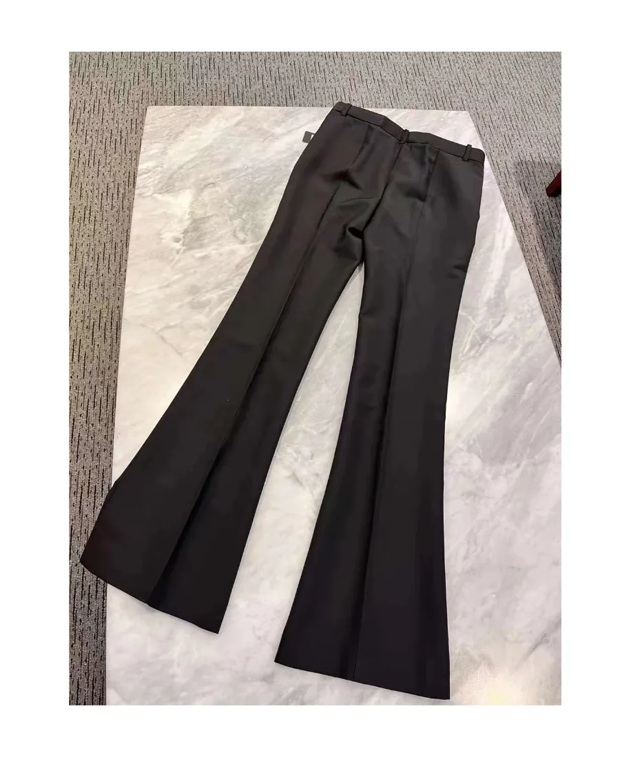 Versace Low-Rise Flared Tailored Trousers