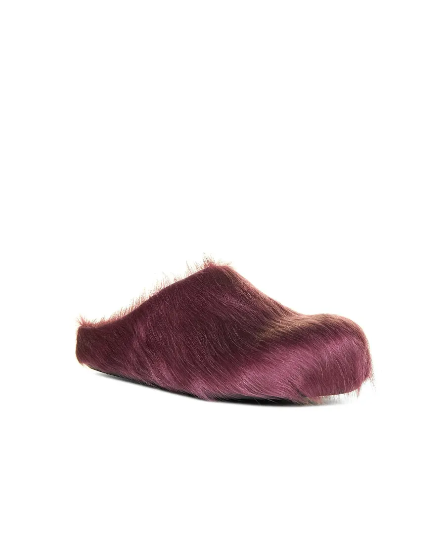 Marni Fluffy Slip-On Flat Mules