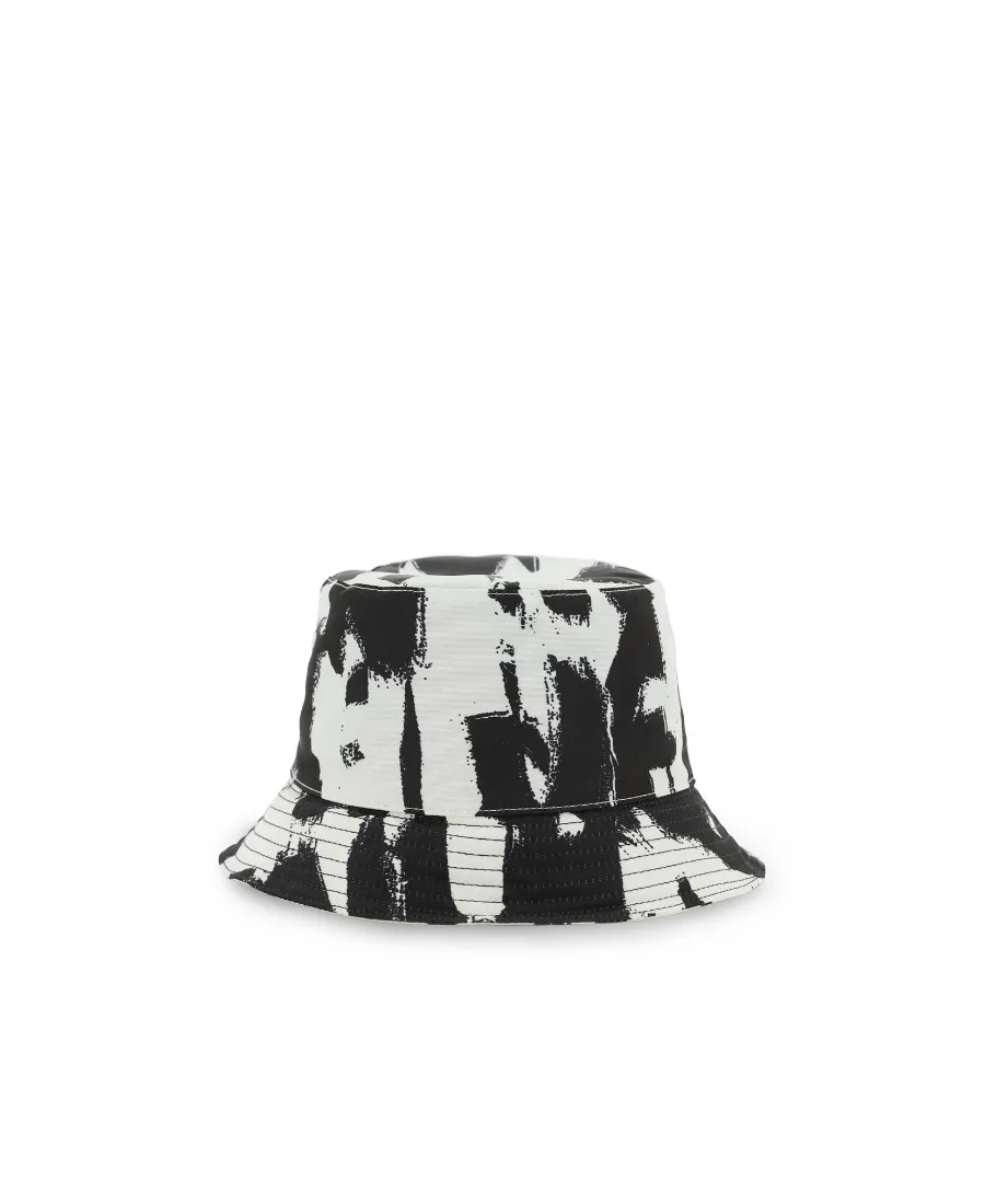 Painterly-Print Bucket Hat
