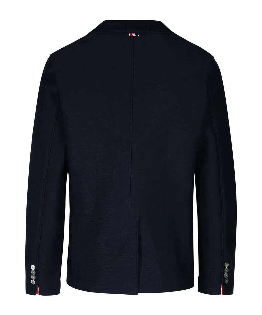 Thom Browne Rwb-Stripe Button-Up Jacket