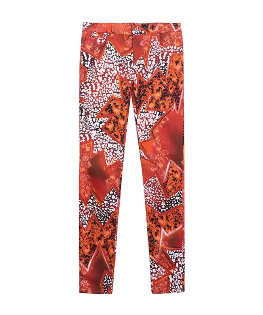 Printed Casual Pants