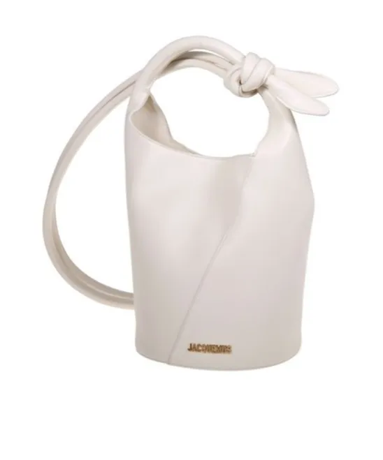 Jacquemus Mini Knotted Bucket Bag