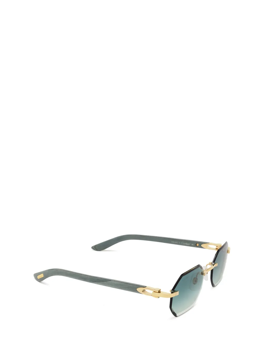 Cartier Geometric Frame Sunglasses
