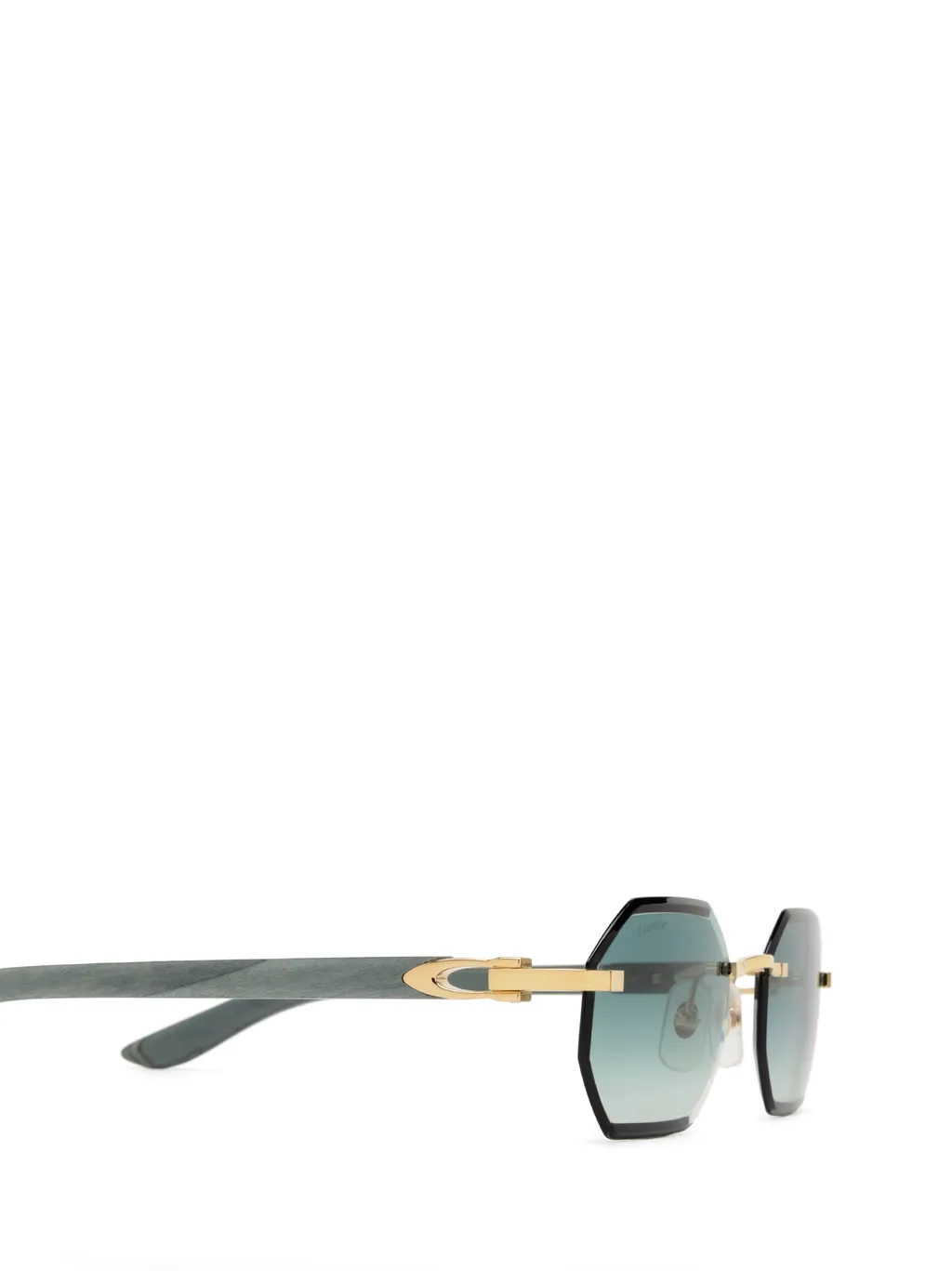 Cartier Geometric Frame Sunglasses